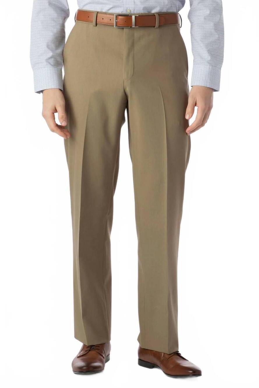 NEW BALLIN super 120s wool travel twill comfort-eze trouser - soho modern fit in